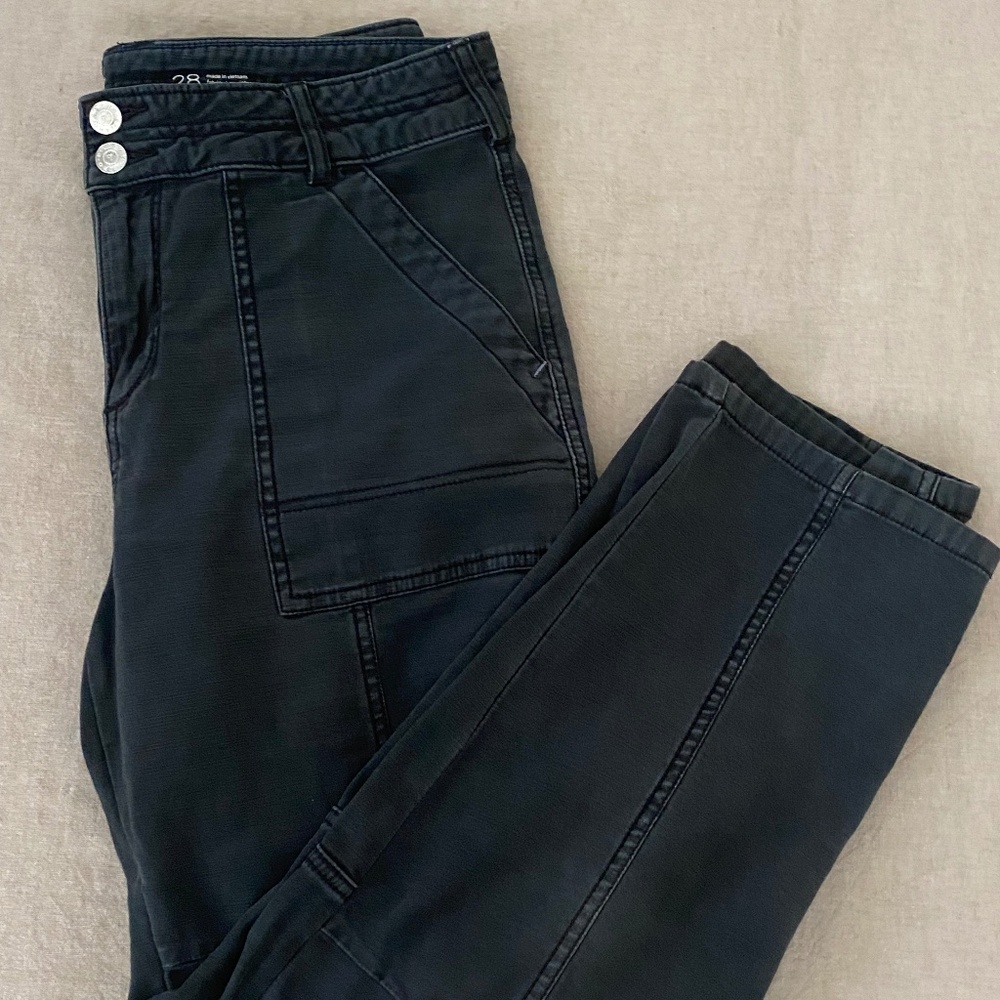 Pilcro Grey Cotton Pants